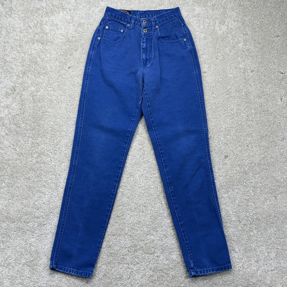 Vintage‎ Durango Jeans Womens 5 Blue High Rise Mom Tapered Denim 100% Cotton 90s